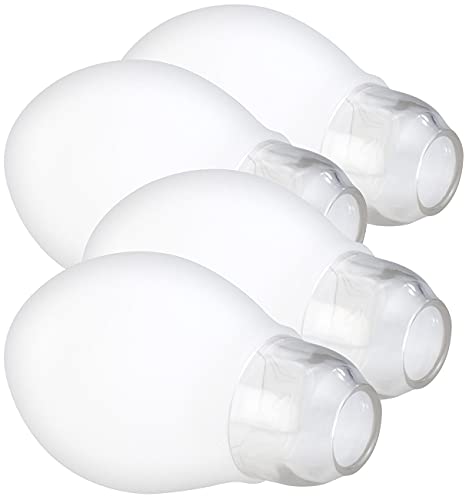 Rosenstein & Söhne Zubehöre zum Backen: 4er-Set Eiertrenner (Eitrenner als Küchenhelfer, Silikon-Flasche zum Trennen von Ei, Flaschen)