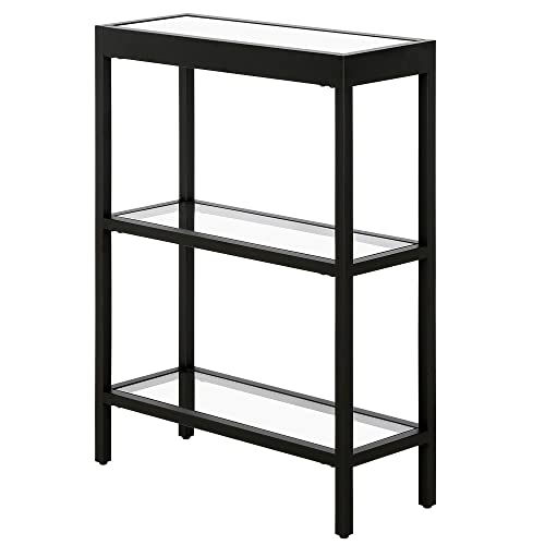 Henn&Hart 22" Wide Rectangular Console Table In Blackened Bronze, Entryway Table, Accent Table For Living Room, Hallway #TOP5