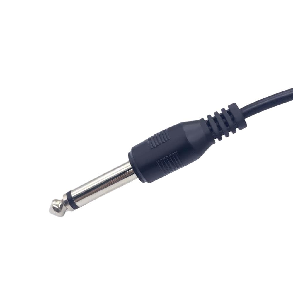 Micro étendu mâle vers femelle de 6,5 mm, câble d'extension de guitare sonore, câble audio mono étendu de 6,35 mm