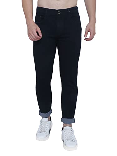 Image of Strechable Denim Regular Fit Mid Waist Light Weight Soft Feel Stretchable Denim Jeans Pant for Men