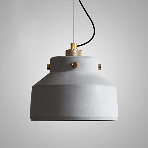 Luminaire de pendentif en ciment industriel B lustre réglable