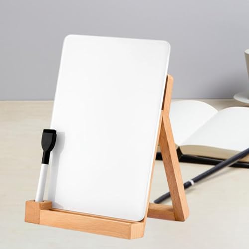 Tableau mémo de bureau effaçable pour mariages et buffets chic - Mini support blanc
