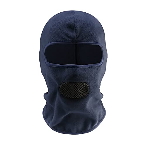 XXblack Sturmhaube Atmungsaktiv Gesichtshaube sturmmaske Winter Skimaske fahrradmütze Balaclava Motorrad für Herren und Damen (Marine, One Size) Cover