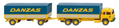 Preisvergleich Produktbild Wiking 047501- Pritschenhängerzug (Magirus 235 D) "Danzas" (1:87)