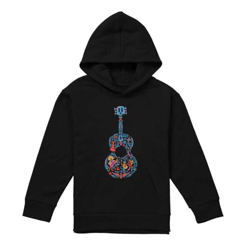 Sweat à capuche enfant Coco motif guitare colorée Ernesto Miguel Héctor