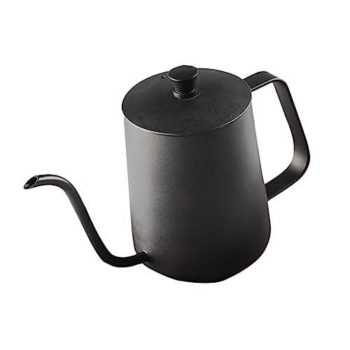 OUNONA Practical Coffee Kettle with Streamlined Spout Ergonomic Design Non Drip Pouring for Home Office Brewing Compact Easy to Clean