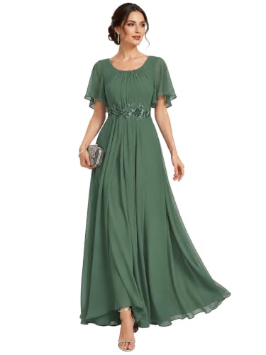 Image of Ever-Pretty Women's Applique Chiffon Formal Wedding Guest Dresses