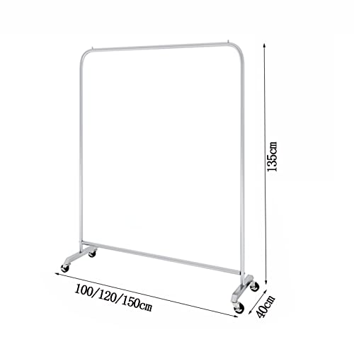 Perchero de acero inoxidable resistente para ropa marca OUdini color plata 6