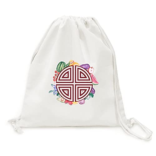 Sac en tissu pliable à sangle fini les emballages jetables