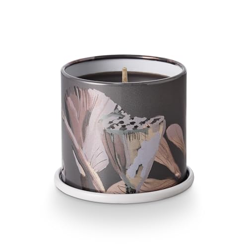 Image of Illume Demi Vanity Tin Candle, Woodfire