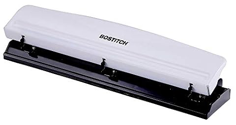Bostitch dziurkacz 3 otwory, 12 arkuszy, biały (KT-HP12-WHITE)