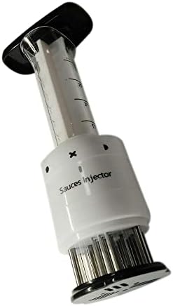 BLUE ELF Sauce Injector Marinator and Meat Tenderizer 30 Stainles...