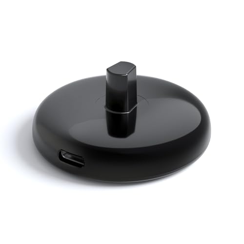 Spazzolino da denti elettrico da viaggio, stazione di ricarica sottile, compatibile con Oral B Pro/iO/D, stazione di ricarica orale, mini caricatore portatile, base tipo C