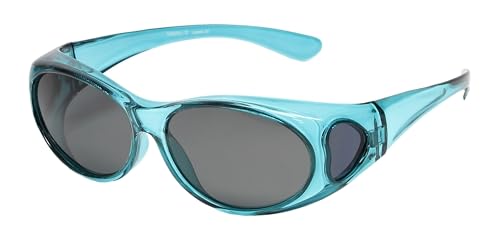 Calabria Polarized Fitover Sunglasses PC8866POL-CR Wear-Over Eyewear