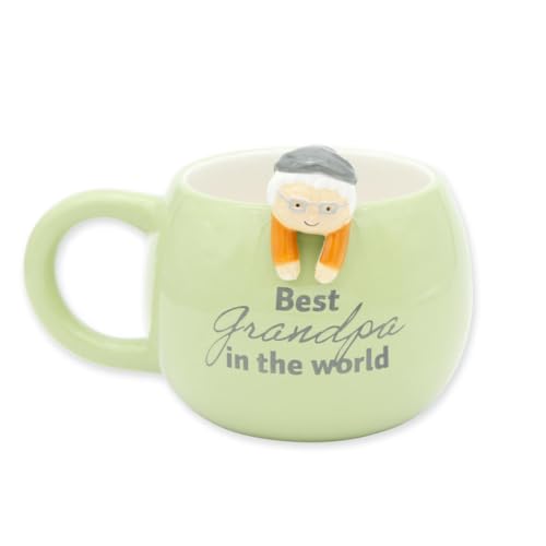 Winkee - Opa Kaffeebecher Otto I Die süße Grandpa-Tasse I XXL Tasse ca. 450 ml I Cute Coffee Mug
