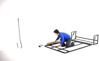 Wallbedking - Murphy Bed - Classic Horizontal Wall bed - Fold Up - Space Saving Folding Bed Frame - Pull Down (190cm x 120 cm)