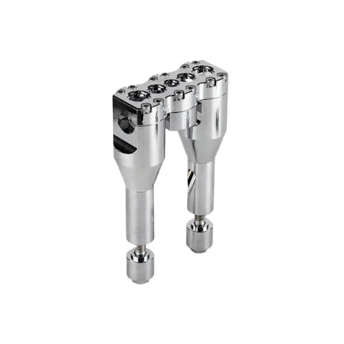 Rehausseur Guidon 28mm en Aluminium CNC Fixation T Premium pour Custom Dyna
