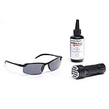 Berea Brand Quality - Artist's UV Curing Resin Starter Kit - One Step Quick Cure Epoxy Gel - Crystal Clear - Hard Type - Non-Toxic - UV Light & Glasses - For Art, Crafts, Jewelry Making - 3.5oz (100g)