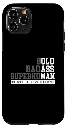 Bold Badass Superhuman - Old Man Dad Grandpa ��� �X�}�z�P�[�X iPhone 11 Pro �p