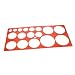 ULTECHNOVO 1set Fruit Measuring Circle Tool for Accurate Assessment Multi-functional Fruit Grading Device for Oranges Peaches Plastic Construction for Farm Use and Home Gardening