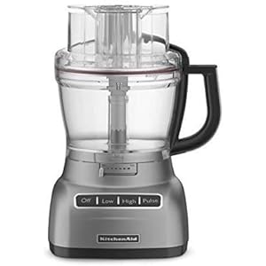 KitchenAid KFP1344 13-cup Architect Series Food Processor Metallic Chrome (13 cup) (RENEWED)