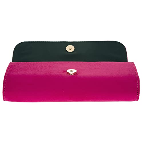 Image of JNB Faux Microsuede Envelope Clutch