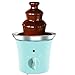 MINI Chocolate Fountain Machine Small Electric Chocolate Fondue Fountain Machine for Party for Candy Butter Cheese (Green)