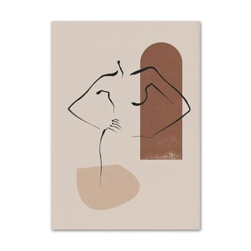 Art abstrait géométrique triptyque 40x60cm pour décoration de salon moderne
