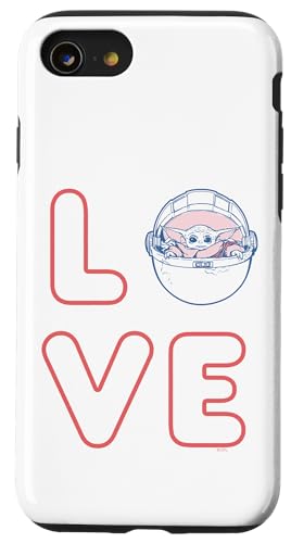 Coque Grogu Love pour iPhone SE 7 8 Star Wars Mandalorian