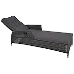 Lesli Living Gartenliege Soho Forte Anthrazit