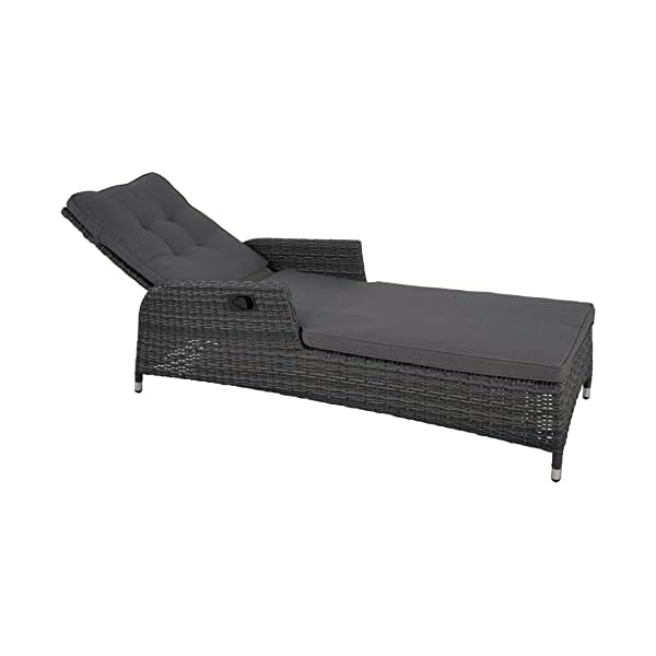 Lesli Living Gartenliege Soho Forte Anthrazit