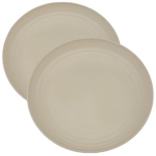9 Inches Wheat Straw Plates