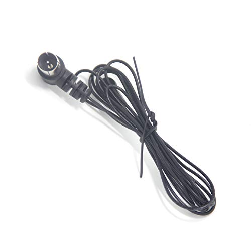 Ancable F-02-1 Fm Antenna For Stereo Receiver Indoor, Fm Radio Antenna 75 Ohm Unbal F Type Male Coaxial Cable Wire Antenna thumb #5