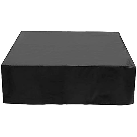 Spa Bath Cover, Hot Tub Cover, Hot Tub Cover, 100% UV, Dust, Heat and Cold Protection Cover. (218 x 218 x 90 cm,Black) Cover