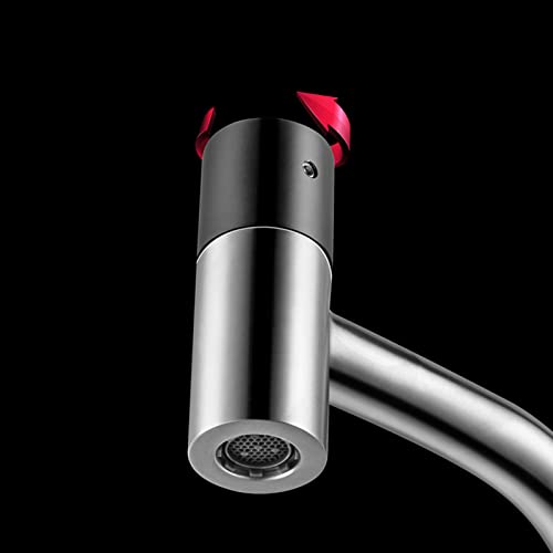 Robinet de cuisine mitigeur évier inox brossé 360 degrés distribution eau potable - 5