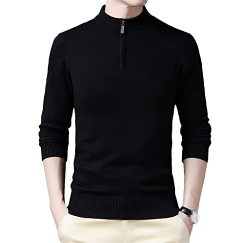 Pull à demi-fermeture éclair homme idéal pour un look décontracté au quotidien