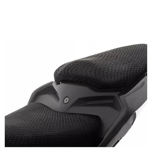 Housse de siège de moto noire antidérapante en 2 pièces pour Italika 250z