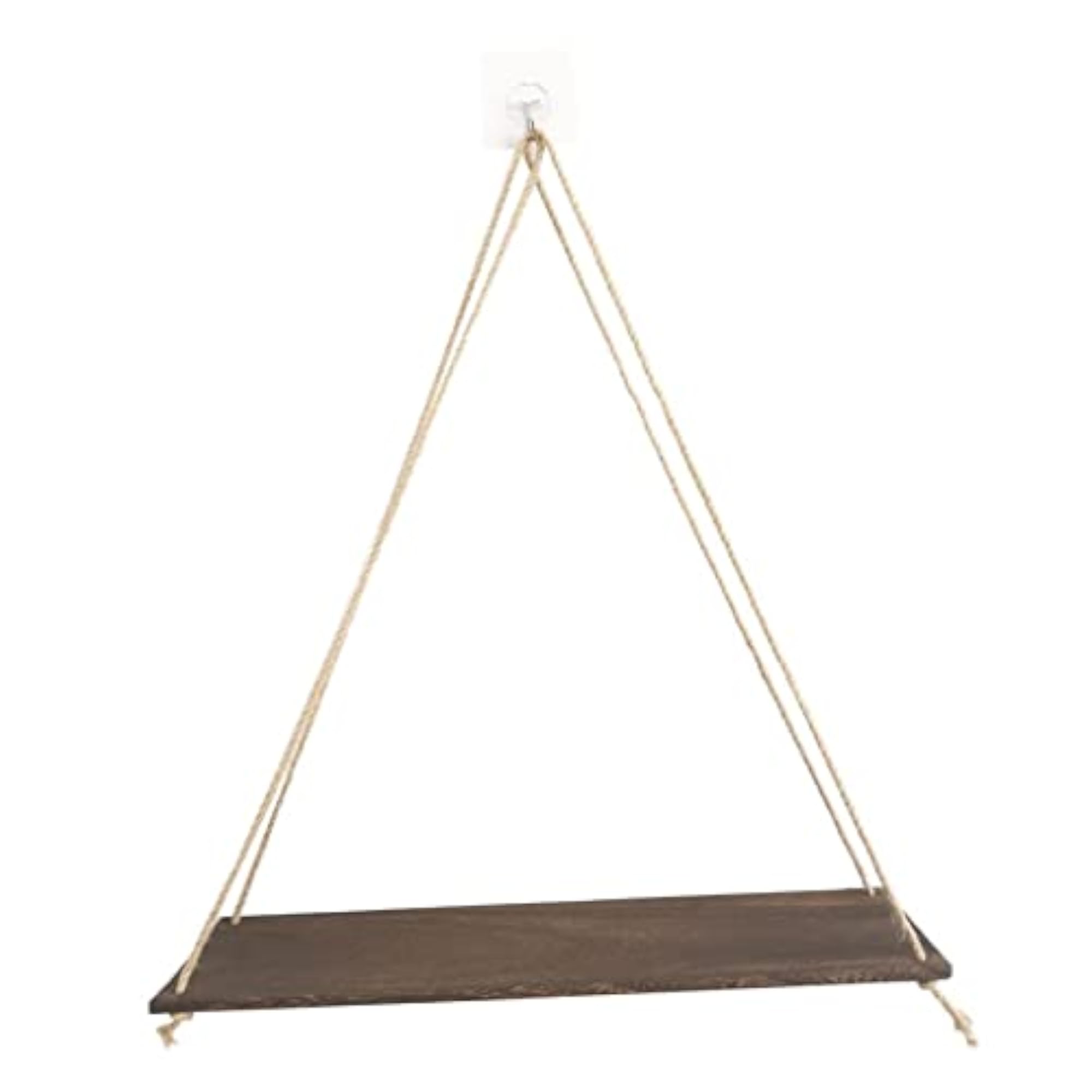 Hanging Rope Wall Mounted Shelves, Plant Flower Pot Rack Stand