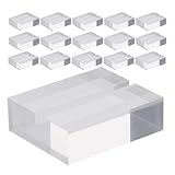 Gogogmee Soporte Acrílico Transparente para Tarjetas de Presentación Expositor de Mesa Compacto 24 Unidades Organizador Práctico para Oficina Restaurante y Eventos