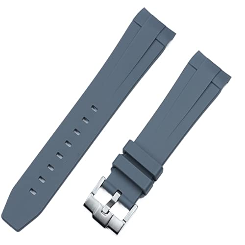 Bracelet de montre 21 mm en caoutchouc souple boucle ardillon pour Longines Conquest Series