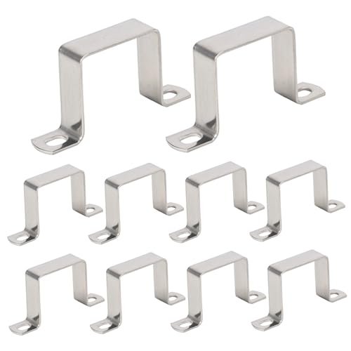 Installazione semplice: progettate per un'installazione rapida e senza problemi, queste staffe per pali di recinzione sono dotate di un design semplice ma efficace che ti consente di installare i pannelli di recinzione in pochissimo tempo.