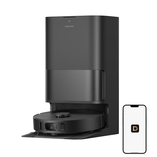 Image of DREAME D30 Ultra CE Robot Vacuum and Mop with Auto Dust Emptying, 25,000Pa Suction, 0.41in Mop Lifting, Multifunctional Base Station, Mop Self-Washing, Smart Obstacle Avoidance, Black