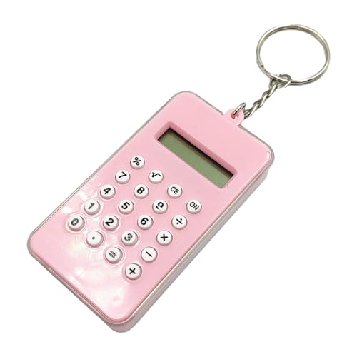 Llavero con calculadora - Colgante portátil con calculadora de dibujos animados, calculadora manual | Adorno creativo para calculadora colgante, material escolar para calculadora, Estilo laberano