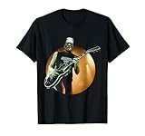 Esta divertida camiseta seguramente será un éxito en un concierto de rock o festival de música. Con el monstruo de Frankenstein triturándolo en su guitarra eléctrica, este es un gran regalo para los fans del rock n roll y obras literarias clásicas.
