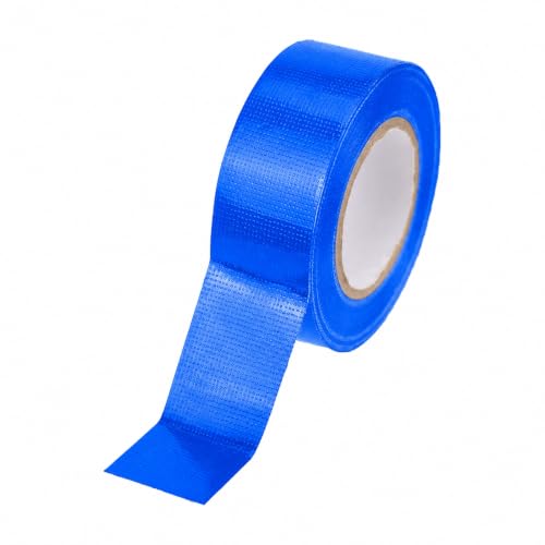 Image of Mini Duct Tape, Heavy Duty Waterproof Travel Duct Tape, Blue, 1'' X 10 Yd | Multi-Purpose colored mini Tape small Tape travel Duct Tape Tear by Hand for Indoor Outdoor Use Emergency Kit
