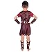 fun shack Gladiator Costume Kids Roman Soldier Boys Halloween Costume Medium