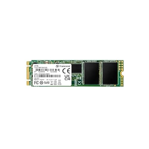 Transcend MTS830S 2 TB M.2 2280 SATA SSD 3D TLC z pamięcią podręczną DRAM (TS2TMTS830S)