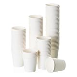 200 vasos desechables café 120 cc, 200 vasos cartón antifugas, biodegradables, compostables, reciclables, vasos cartón café, agua, infusiones, 200 vasos bebidas frías y calientes fiestas y eventos.