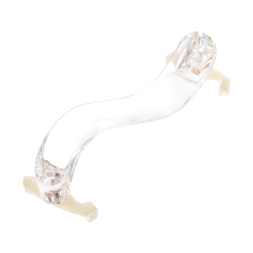 BESPORTBLE 1Pc Handmade Acrylic Violin Shoulder Rest Pad Durable and Stable Shoulder Support for Hand Held Instruments Smooth Surface Protects Your Violin for Musicians
