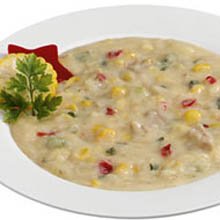 Campbells Frozen Condensed Pennsylvania Dutch Chicken Corn Chowder - 4 lb. tray, 3 per case